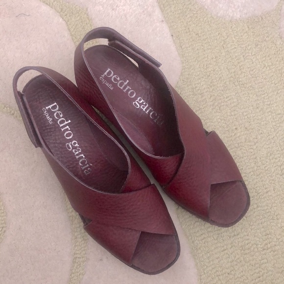 Pedro Garcia Wedge Sandals - Picture 2 of 8